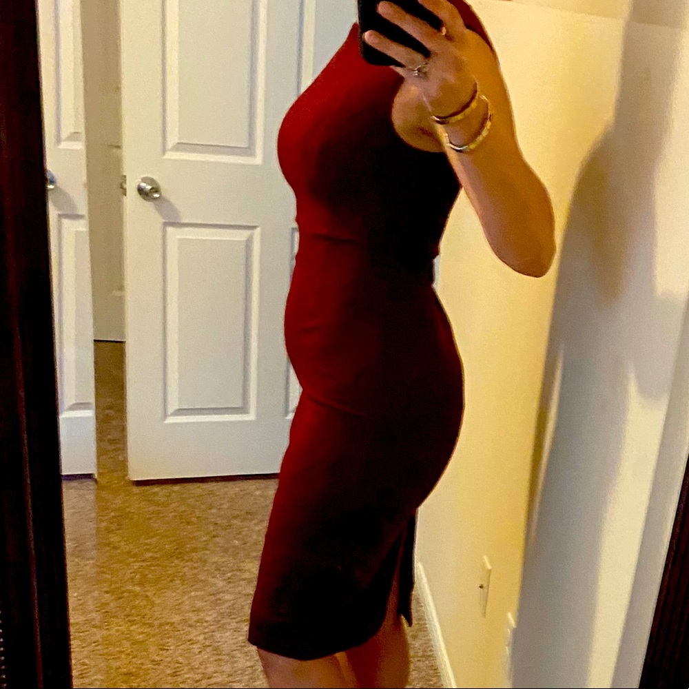 Maroon express dress